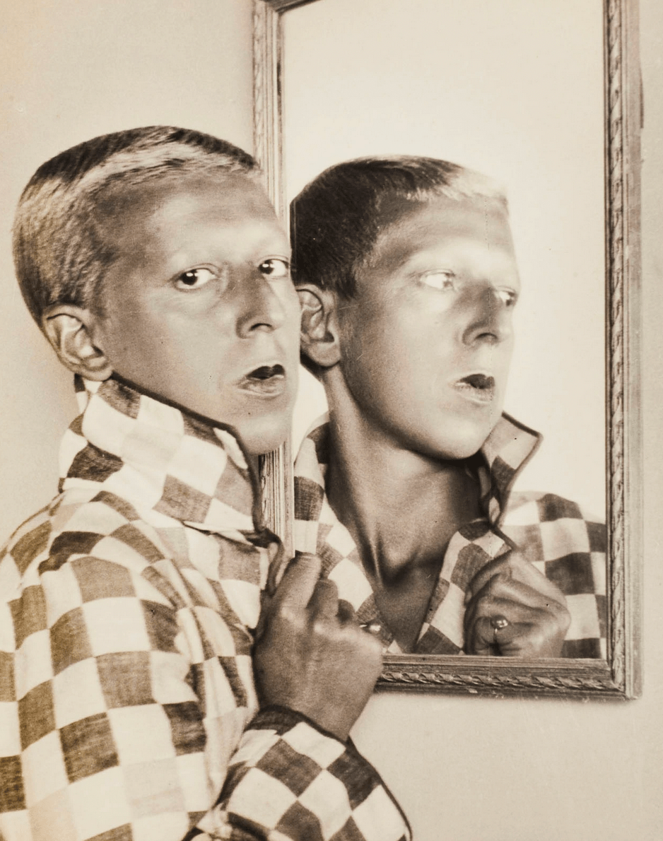 Claude Chahun, Untitled, Self Portrait with Mirror&nbsp;(1928)