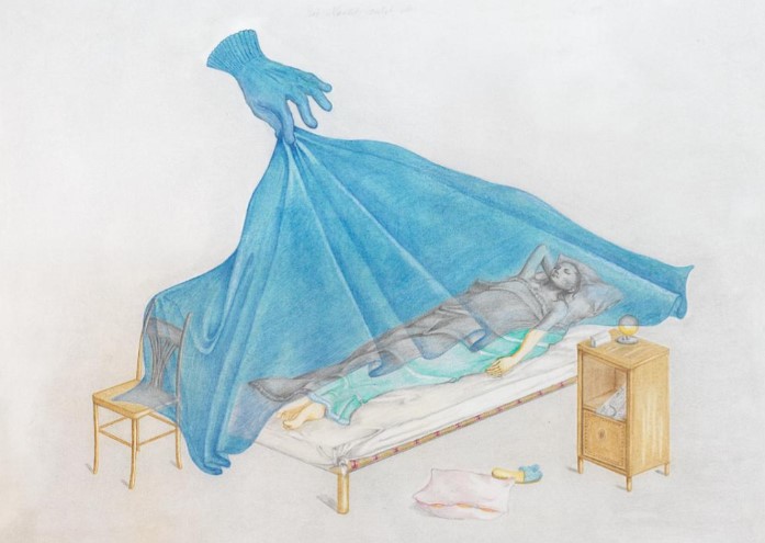 Birgit Jürgenssen, The night withdraws&nbsp;(1974)