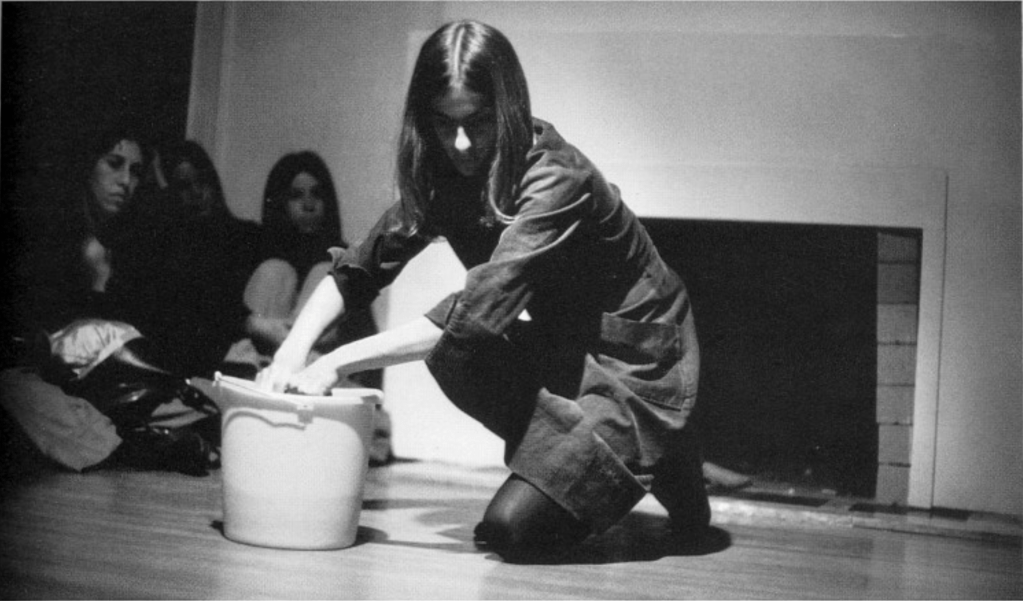 Christine Rush, Scrubbing&nbsp;(1972)